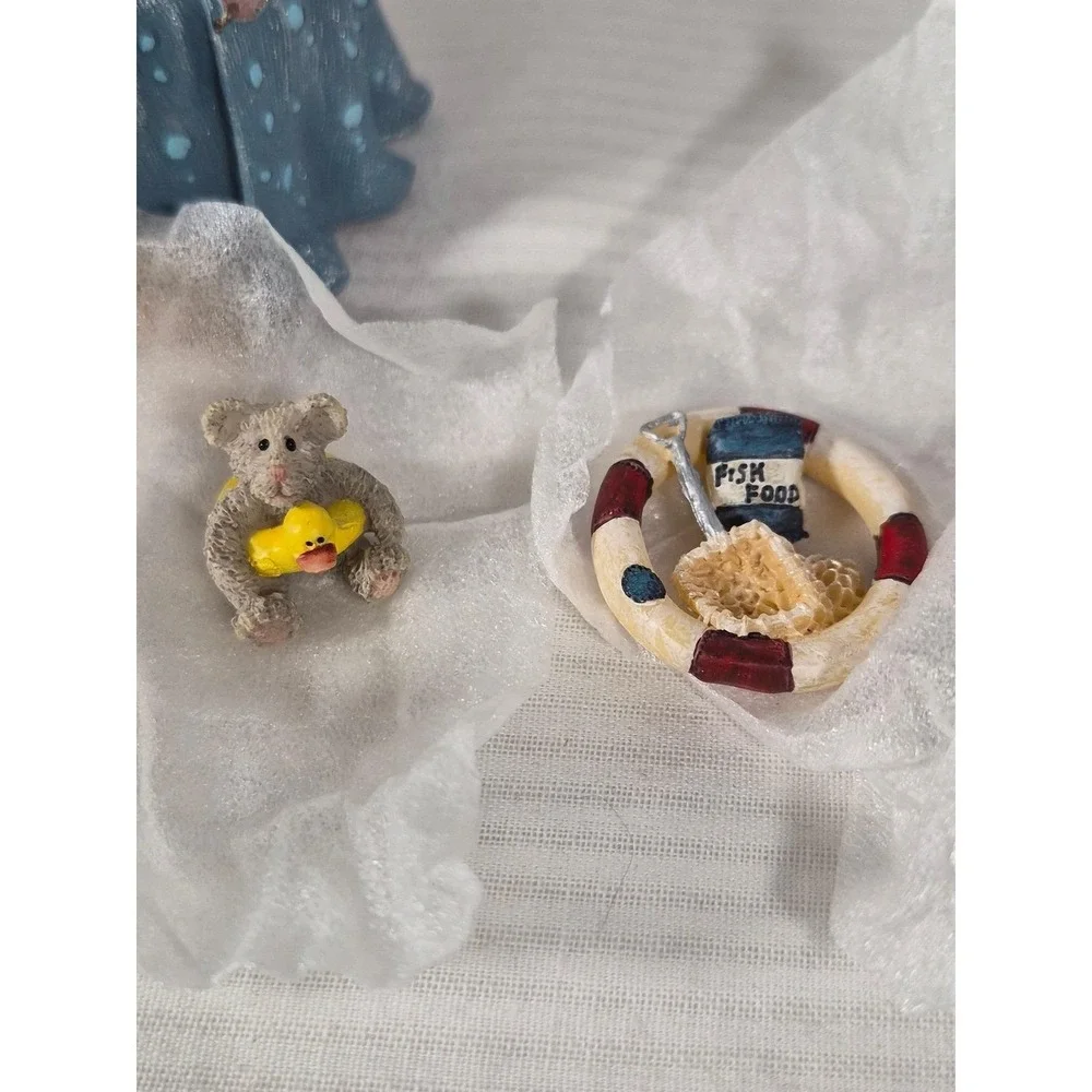 Boyds Bears Goldie's Fish Bowl Sushi McNibble Treasure Box Ltd Edition-see text